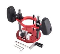 Router Lift - Base de mesa universal de 65 mm, para motores de madera, para bancos de carpintería, sierra de mesa, herramienta de base de aleación de aluminio (sin accesorio de posicionamiento)