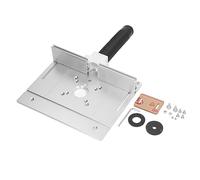 Router Lift Kit | 180° Rotation Aluminum Insert Plate for Woodworking Tools/Trimming Machines/DIY Projects | Versatile Router Table Plate with Vacuum System