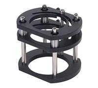 Router Lift,Router Lift Base,Router Lifting Platform 4 Jaw Metal Milling Table Lift System for Electric Grooving Tenoning Trimming Chamfering Router Table Lifting System Base