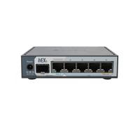 MikroTik hEX E60iUGS | Router Gigabit 5 Puertos Ethernet PoE-In/Out + 1×SFP 2.5G VLAN