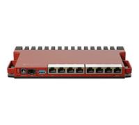 Router - MikroTik - L009UiGS-RM - Procesador ARM 800 MHz - 8 puertos Ethernet 1G - Montaje en rack