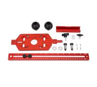 Router Milling Groove Bracket Aluminum Alloy 3 in 1 Multifunctional Router Circle Cutting Jig Guide for Woodworking Projects