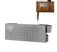 Router, Organizador de Pared de Acero al Carbono - Armario de Almacenamiento para Router WiFi - para Cable Internet Toma de Red protección Salida organización casa TV Oficina