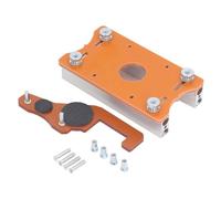 Router Table Insert Plate Kit Aluminum Alloy Woodworking Slotting Positioning Flip Plate for Trimming Machine Adjustable 5-56mm Base