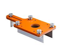 Router Templates, Ergonomic Router Guides, Alloy, Bakelite, Adjustable Board Arc Slotting Tool Guide for Joiner, Handmade Enthusiasts, Professional Cabinet Makers and Woodworking, 8.11x3.62 inches