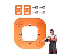 Router Templates Woodworking, Corner Jig Template Routers Mesa, 5,51x5,51 pulgadas Heavy Duty Round Arc Mold, Picture Frame Cutting for Outer Diameter, Wood Router Accessories