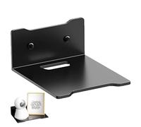 Router Wall Shelf Holder - Adjustable Mounting Bracket for WiFi Routers | Sturdy Metal Shelf with Anti Slip Pads, Space Saving Organizer for Networking Devices and Home or Office Use 5.71x4.72x2.36 in