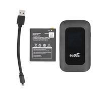 Router WiFi 4G LTE Porthip Mobile Hotspot con Micro Sim Tarjeta Ranura a Alta Velocidad Internet para Asia Sudeste Asia África Medio Oriente Black ABS 2100MAh Batería