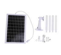 Router WiFi Exterior con Energía Solar, Panel Solar 15W, 4G LTE Módem Router, IP66 Impermeable, Conexión Inalámbrica, Opciones Duales, Acceso Móvil, Función Repetidora, para Cámara (Versión