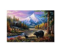 Routine Visitors by Chuck Black 22x32-Inch Canvas Wall Art