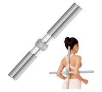 ROUYA Barra De Yoga Corrector De Postura De 80 Cm, Barra De Corrección Para Yoga, Barra De Ejercicios Para El Cuello Y La Espalda, Herramienta De Estiramiento Para El Hogar, Fitness(Gray)