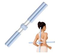 ROUYA Barra De Yoga Corrector De Postura De 80 Cm, Barra De Corrección Para Yoga, Barra De Ejercicios Para El Cuello Y La Espalda, Herramienta De Estiramiento Para El Hogar, Fitness(Blue)