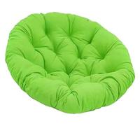 ROUYA Cojín Colgante Redondo con Forma De Huevo For Mecedoras De Exterior con Funda Extraíble, Suave Y Grueso, Ideal For Muebles De Patio.(Green,90x90cm)
