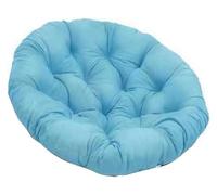 ROUYA Cojín Colgante Redondo con Forma De Huevo For Mecedoras De Exterior con Funda Extraíble, Suave Y Grueso, Ideal For Muebles De Patio.(Blue,40x40cm)