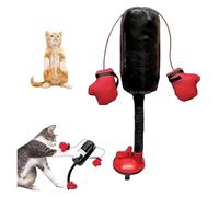 ROUYA Juguetes De Boxeo For Gatos, Saco De Boxeo con Guantes De Boxeo, Interactivo For Gatitos, Divertido Y Divertido Juego De Bromas For Felinos(1pcs)