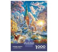 Rovaniemi_ Finlandia Rompecabezas 1000 Piezas De Lógica - para Adultos, Niños Y Toda La Familia, Puzzle Juego Didáctico, 38x26cm/1000pcs