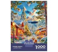 Rovaniemi_ Finlandia Rompecabezas 1000 Piezas De Lógica - para Adultos, Niños Y Toda La Familia, Puzzle Juego Didáctico, 70x50cm/1000pcs