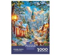 Rovaniemi_ Finlandia Rompecabezas 1000 Piezas para Adultos Niño Puzzle De Papel Ecológico, Puzzle De Juguete para Regalo, 52x38cm/1000pcs