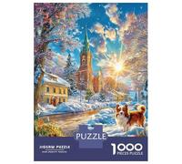 Rovaniemi_ Finlandia Rompecabezas 1000 Piezas para Adultos Niño Puzzle De Papel Ecológico, Puzzle De Juguete para Regalo, 38x26cm/1000pcs