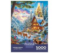 Rovaniemi_ Finlandia Rompecabezas 1000 Piezas Puzzles para Adolescentes Y Niños Jigsaw Puzzles Juguete De Desafío, 38x26cm/1000pcs