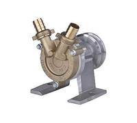 Rover Pompe N25 - Bomba de Trasiego para Agua y Gasoil, Bomba a Rodete de Anillo Líquido con Accionamiento a Polea, Caudal 2500 L/h, Cuerpo de Latón