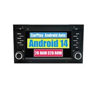 RoverOne CarPlay - Unidad principal para A4 II 2 B6 III 3 B7 2000-2009 S4 2002-2008 RS4 2005-2009 Android Auto Radio pantalla táctil GPS Sat Navi Bluetooth WiFi reproductor estéreo