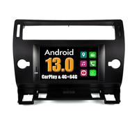 RoverOne Coche Multimedia Sistema para Citroen C4 C Triomphe C-Quatre 2004-2011 con CarPlay Android Auto Stereo GPS Navegación Radio Bluetooth