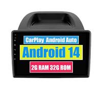 RoverOne Radio estéreo de coche para Ford EcoSport 2017 2018 2019 2020 2021 2022 2023 con reproductor multimedia CarPlay Android Auto navegación GPS pantalla táctil Bluetooth WiFi