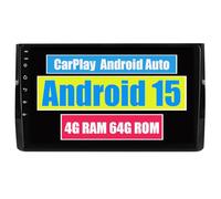 RoverOne Unidad principal estéreo CarPlay para Skoda Kodiaq 2016-2021 Karoq NU7 2017-2021 Android Auto pantalla táctil Sat Navi Bluetooth WiFi reproductor de radio
