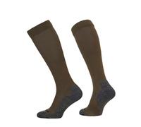Rovince Ergoline Shield Socks Knee - Calcetines Largos Anti-garrapatas con Permetrina, Coolmax, hasta 80 Lavados, Verde Oliva. (FR/ES, Números, 39, 42, Regular, Regular)