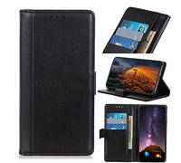 ROVLAK Funda para Alcatel 1L 2021 Case Flip Cover Cartera con Ranura para Tarjetas Estuche Cuero PU+Interior de Silicona TPU Case con Soporte Carassa para Alcatel 1L 2021 Smartphone,Negro