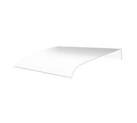 Rovss Marquesina para Puertas y Ventanas Exterior Tejadillo de Protección Protección UV Toldo Cubierta Prueba de Lluvia 400x400x150mm 400x800x150mm(400x2300mm)