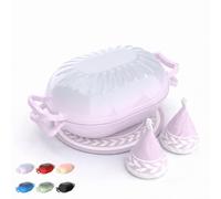 ROVSUN Olla de Hierro Fundido Esmaltado para Hornear Pan, 4,7L, Lila | Cocotte Ovaladacon Tapa, 260 °C, Apta para Inducción y Horno