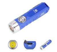 RovyVon Aurora A1 G4 USB C Linterna llavero recargable, 650 lúmenes, linterna LED pequeña superbrillante EDC para exteriores, regalo ideal para amigos y familiares