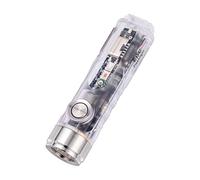 RovyVon Aurora A8 (G4) - Linterna con llavero USB-C, práctica linterna con 650 lúmenes de luz frontal y luz lateral ámbar rojo azul para llevar todos los días, ciclismo, senderismo y correr