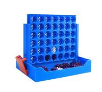 Row Fun Games, Board Game, Tabletop Brain Teaser, Printed Connect Game, 2 Player Family Games, Portable Strategy Board Games, Interactive Puzzle Game for Holiday Game Night