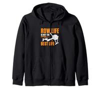 Row Life no es lo Mejor de la Vida, Divertido remero ergómetro Sudadera con Capucha