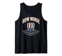 Row Norge Norwegian Viking Ship Noruega Barco de Remo Orgullo Camiseta sin Mangas