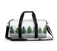 Row of Christmas Trees - Bolsa de viaje para gimnasio o gimnasio con correa para el hombro para mujeres y hombres