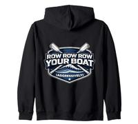Row Row Row Your Boat Equipo de Remo agresivamente Divertido Sudadera con Capucha