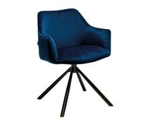 Rowa 1V, Silla, Estante Negro, Funda Azul Oscuro