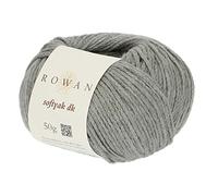 Rowan 9802192-00232 Hilo para Tejer a Mano, 76% algodón, 15% Yak, 9% Nailon, Gris, Talla única