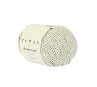 Rowan 9802219-00210 Hilo para Tejer a Mano, 95% algodón, 5% Otherfibres, Crema, talla única