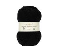 Rowan Hilos para Tejer A Mano Pure Wool Worsted, 100g Black