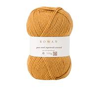 Rowan Pure Wool Superwash Worsted Gold - Ovillo de lana 100% lana, 100 g