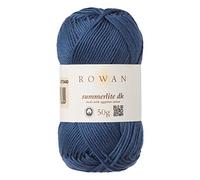 Rowan Summerlite DK S.Blue - Ovillo de lana (100% algodón, 50 g)