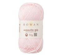 Rowan Summerlite - Ovillo de lana (4 capas, 100% algodón, 50 g)