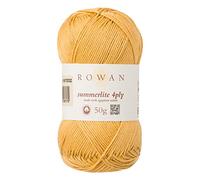 Rowan Summerlite T.O.Gold - Hilo de algodón 100% de 4 capas, 50 g