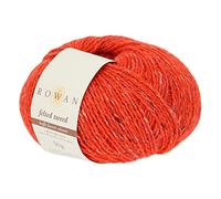 Rowan Tweed de fieltro, Zinnia (198), naranja, 50 g