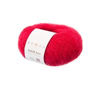 Rowan Z012000-00682 Hilo de Tejer a Mano, 70% Mohair, 30% Seda, Rojo rubí, talla única, 50